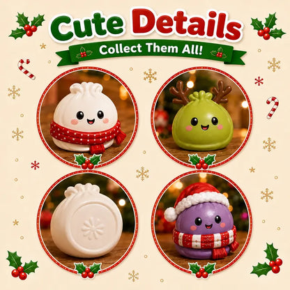 Christmas Mini Squishies Advent Calendar 2026 – 24-Day Dumpling Squeeze Toy Set